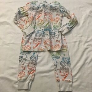 Old Navy Rainbow Construction Truck 2-Piece Pajamas